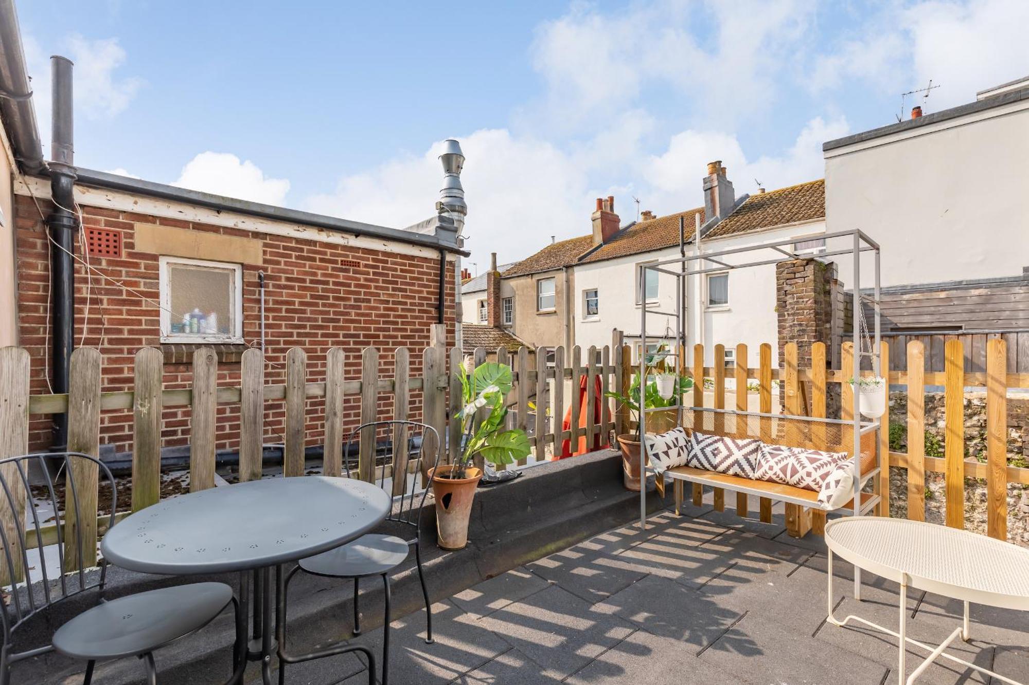 Trendy Central 1 Bed Flat With Roof Terrace Brighton Exteriör bild