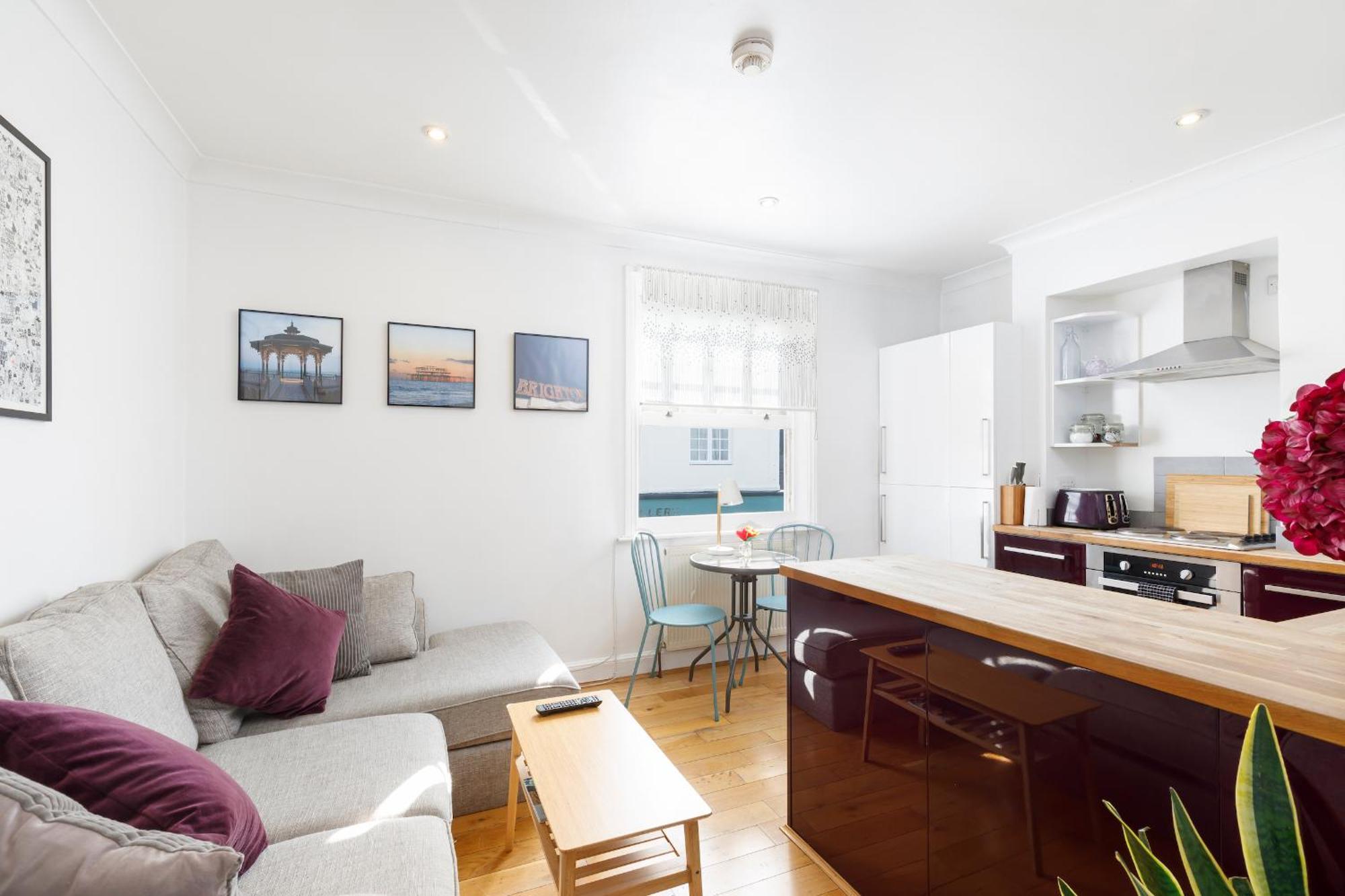 Trendy Central 1 Bed Flat With Roof Terrace Brighton Exteriör bild