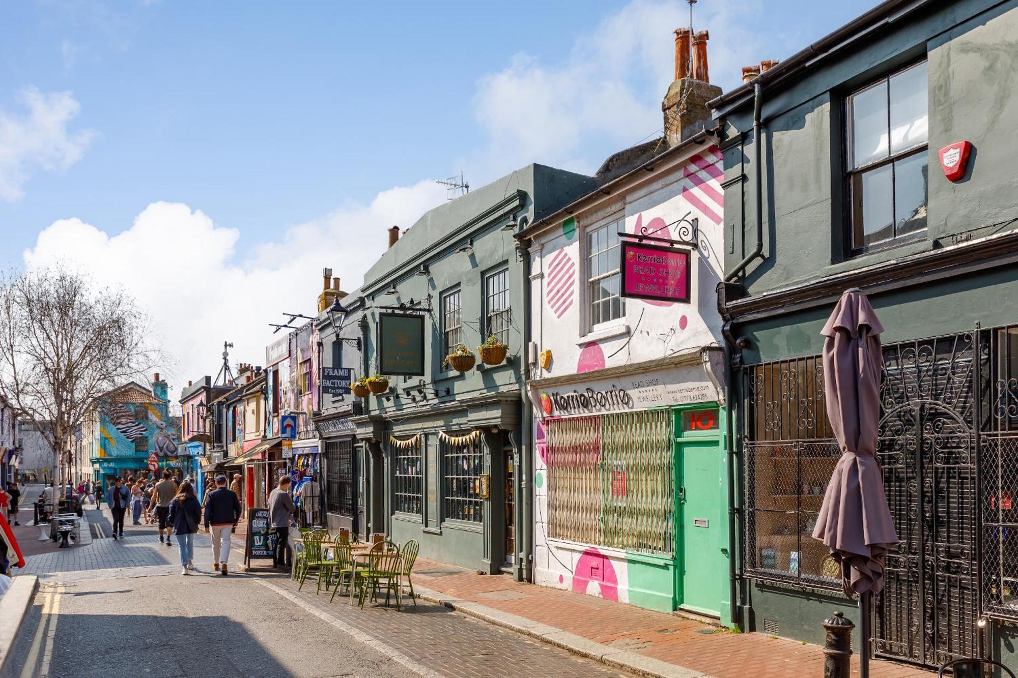 Trendy Central 1 Bed Flat With Roof Terrace Brighton Exteriör bild